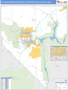 Las Vegas-Henderson-Paradise Metro Area Digital Map Basic Style